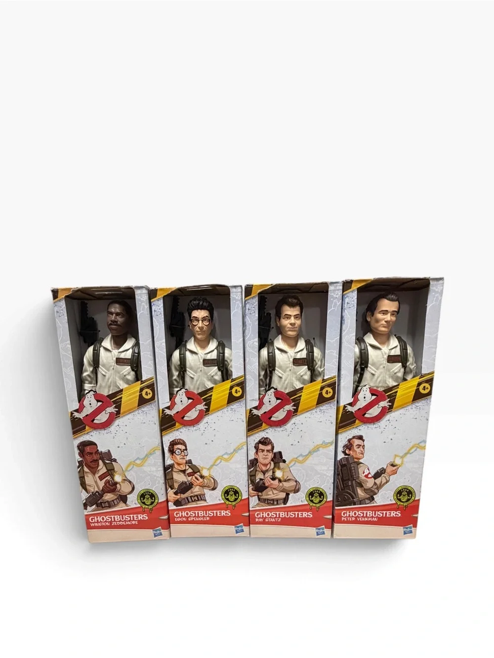 Hasbro Ghostbusters 12” Action Figures Complete Set of 4 Peter Ray Egon Winston